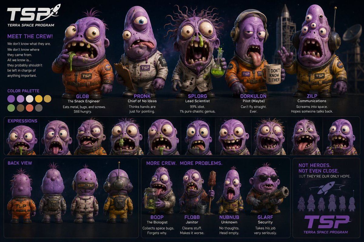 DevsGoingViral's tweet photo. While developing TSP systems i wanted to experiment with possible character direction. If you want to support development of TerraSpaceProgram hop in on Discord, lets conquer the Universe One mistake at the time! #pcgamer #gamers #space #videogame , lets discuss these characters! https://t.co/dnG6DYp5Kv