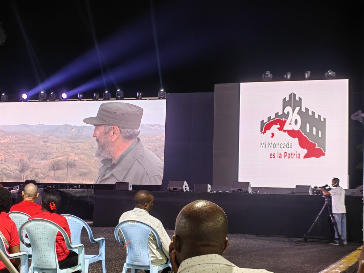 AntonioRdguezR's tweet photo. Estamos participando en el acto por el 73 Aniversario de los Asaltos a los Cuarteles Moncada, de Santiago de Cuba y Carlos Manuel de Céspedes, de Bayamo, en la Provincia #PinardelRío #CubaVencerá #INRHCuba https://t.co/azEZ0nf0YM