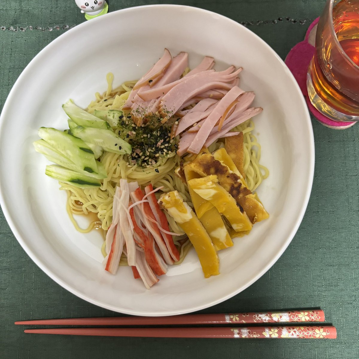 meitka22's tweet photo. 冷やし中華つくった🏝️🍜
#ま族の日常 https://t.co/jBHOemaTfZ