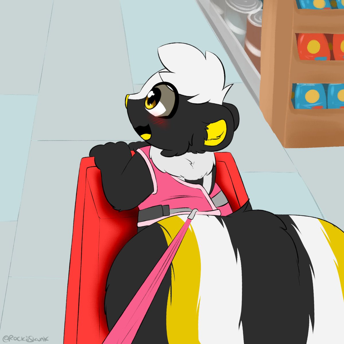 RockiiSkunk's tweet photo. skunk in the cart :3

reward for skribbleskunk! https://t.co/KnrzaymlOx