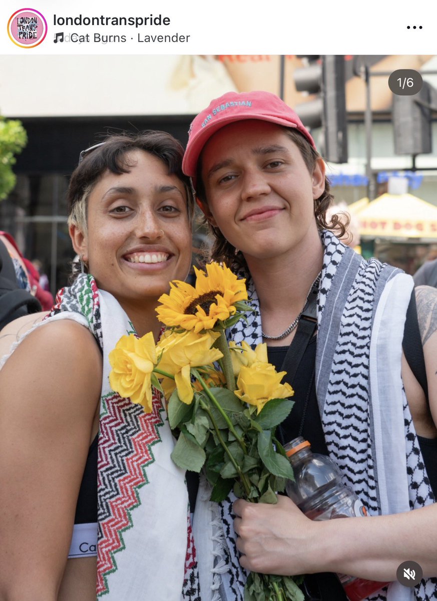 jan_murray's tweet photo. Why doesn’t the official London Trans Pride Instagram account include any pictures of masked protesters, people displaying mastectomy scars, or signs calling for TERFs to be “gassed”?

Isn’t everyone welcome at Pride?

Not just beautiful people who wouldn’t look out of place in a high-end glossy magazine.

Holding fresh flowers. Smiling for the camera. Looking wholesome and joyful.

It’s almost as though this isn’t a record of the event at all.

It’s a carefully curated brand.