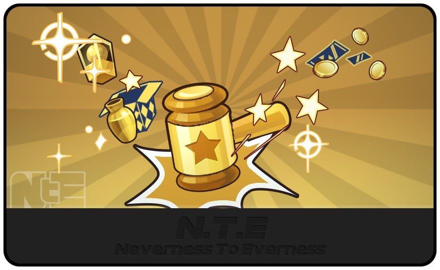 Nteupdates's tweet photo. New Auction Event: “Going, Going, Gone"

-> Event Period: 29/09/2026 – 19/08/2026

-> Event Rewards:
- 810 Annulith
- 2 Fabricated Dice
- 190k Fons
- Exclusive Namecard, Avatar Frame, Title

#Nte #nevernesstoeverness https://t.co/Htys7j2N2F