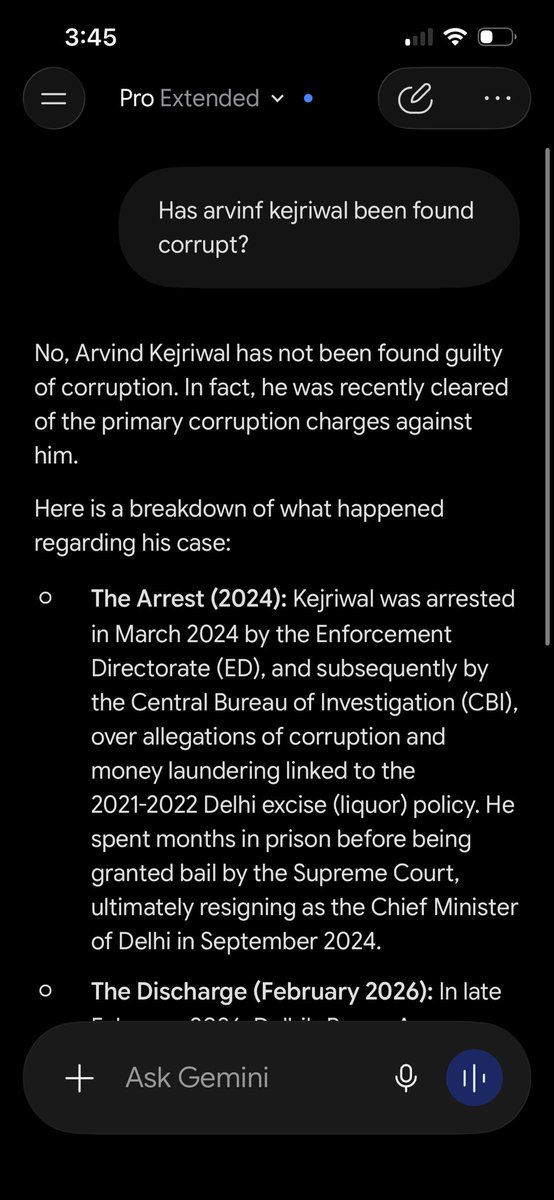SiddThinksss's tweet photo. @mkatju @thewire_in You are wrong, arvind kejriwal has been cleared of all charges of corruption against him https://t.co/nHOftKJo9D