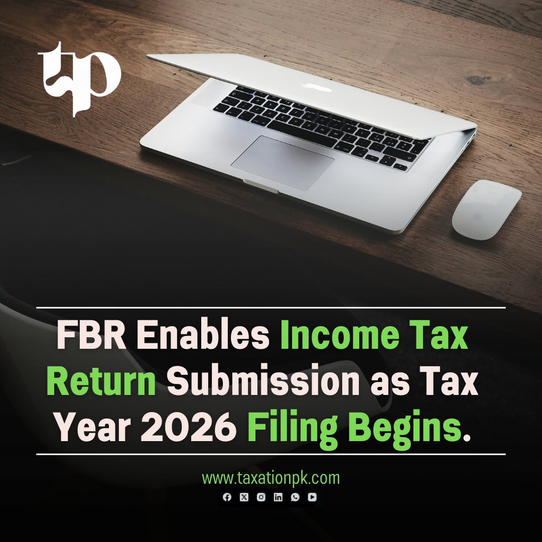 iTaxationPk's tweet photo. FBR has finally enabled the Income Tax Return submission button on IRIS 2.0, allowing taxpayers to file draft returns for Tax Year 2026 after weeks of delay.
Read More: https://t.co/culLAw6eTI
#FBR #IRIS #IncomeTaxReturn #TaxYear2026 #PakistanTax #TaxFiling #ATL #TaxationPK https://t.co/6cmN4AxILX