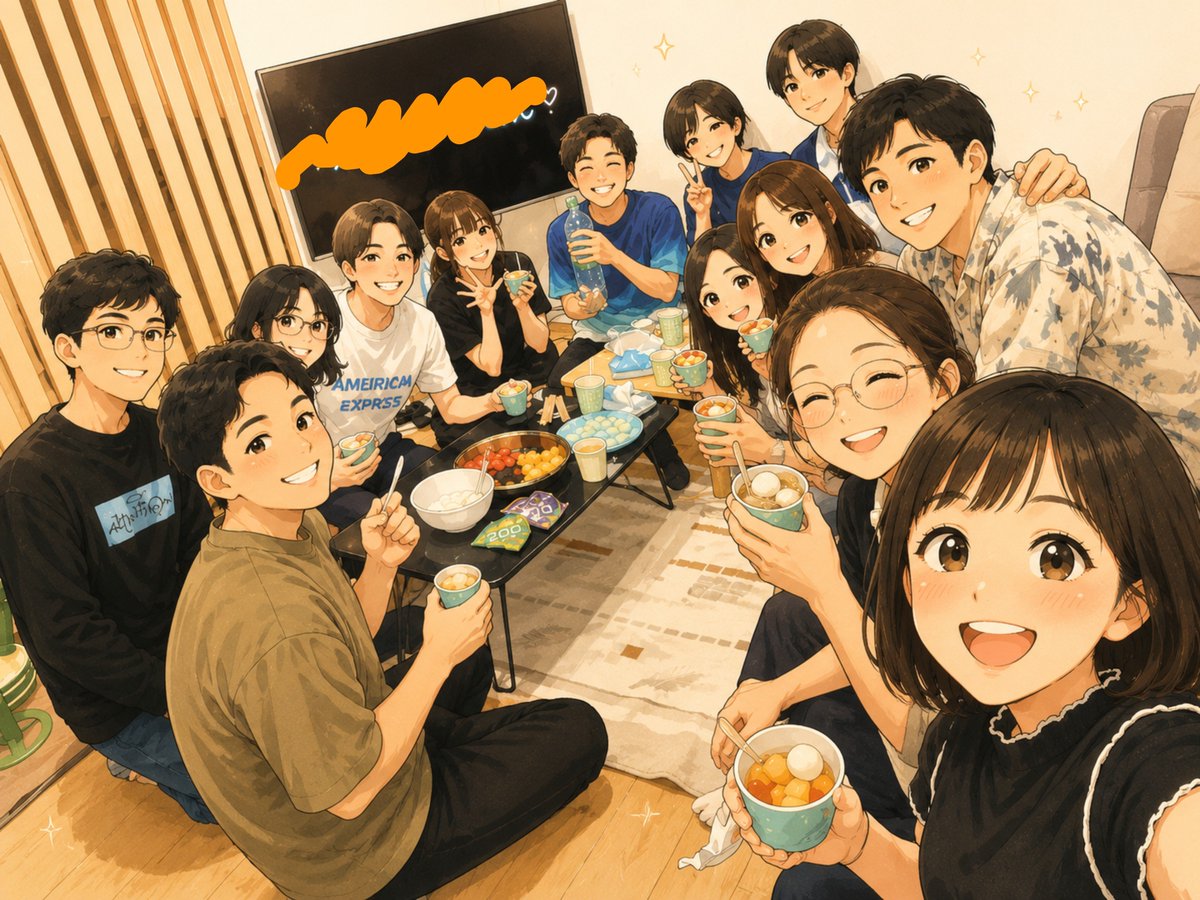 F_S_2generation's tweet photo. 昨日、二世メンバーのそうめん会&amp;映画会があったので、参加してきました!
夏野菜を持ち寄ったり、そうめん以外にも蕎麦を流したり、アレンジを楽しみました✨
その後、映画「すずめの戸締り」を観ました!
6回目のメンバーがいるほど奥深い映画で、心もお腹も満たされました☺️ https://t.co/dieSev1lP1