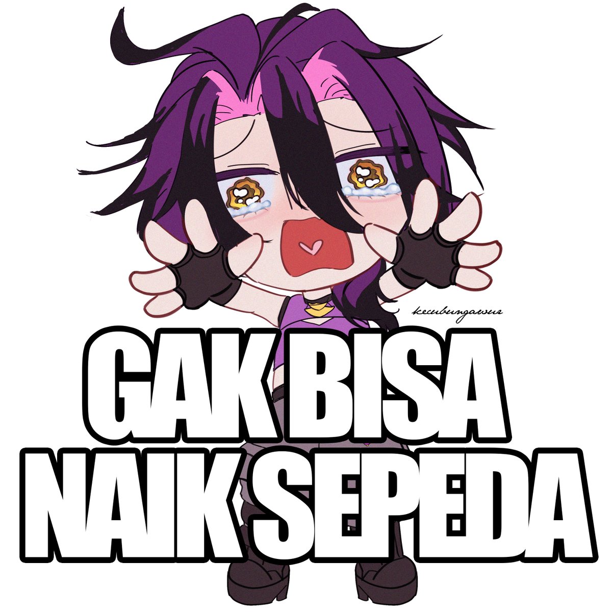 kecubungawur's tweet photo. Ini kah yang abis belajar sepeda terus nabrak pohon? #Bimajinasi https://t.co/x2FAYscX3i