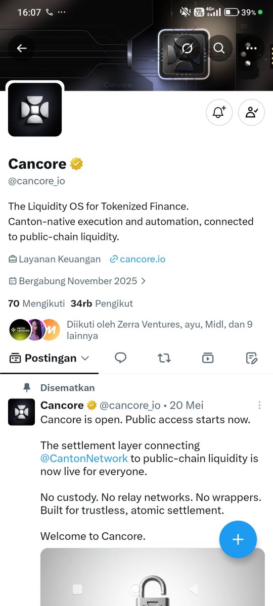 Senzational777's tweet photo. @AFCryptoX @cancore_io Done 👇👇👇 https://t.co/lavgUw3JSE