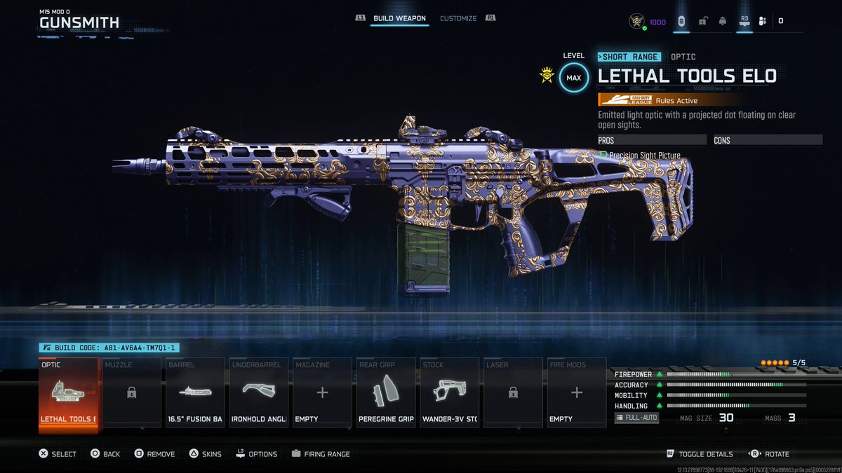 ItsJack_FN's tweet photo. THIS IS THE PRO ALLUKA BO7 SEASON 5 M15 CLASS FOR RANKED PLAY IN 2026🔥 #bo7 #callofduty #rankedplay #gaming #classsetup https://t.co/Z8LLsbwy59