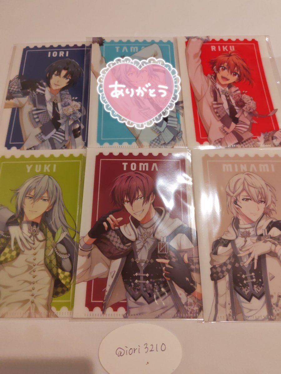 iori3210's tweet photo. 【交換】アイドリッシュセブン アイナナ VISIBLIVE TOUR  4WARD JOURNEY 特典 ミニクリアファイル 4J 4WJ

譲→☆一織、☆陸、千、トウマ、巳波
求→三月1、楽、天

☆は楽、天との交換優先。8/21.8/22幕張現地手渡しor郵送。検索からでもお気軽にお声掛けください https://t.co/yynLkCkAKe
