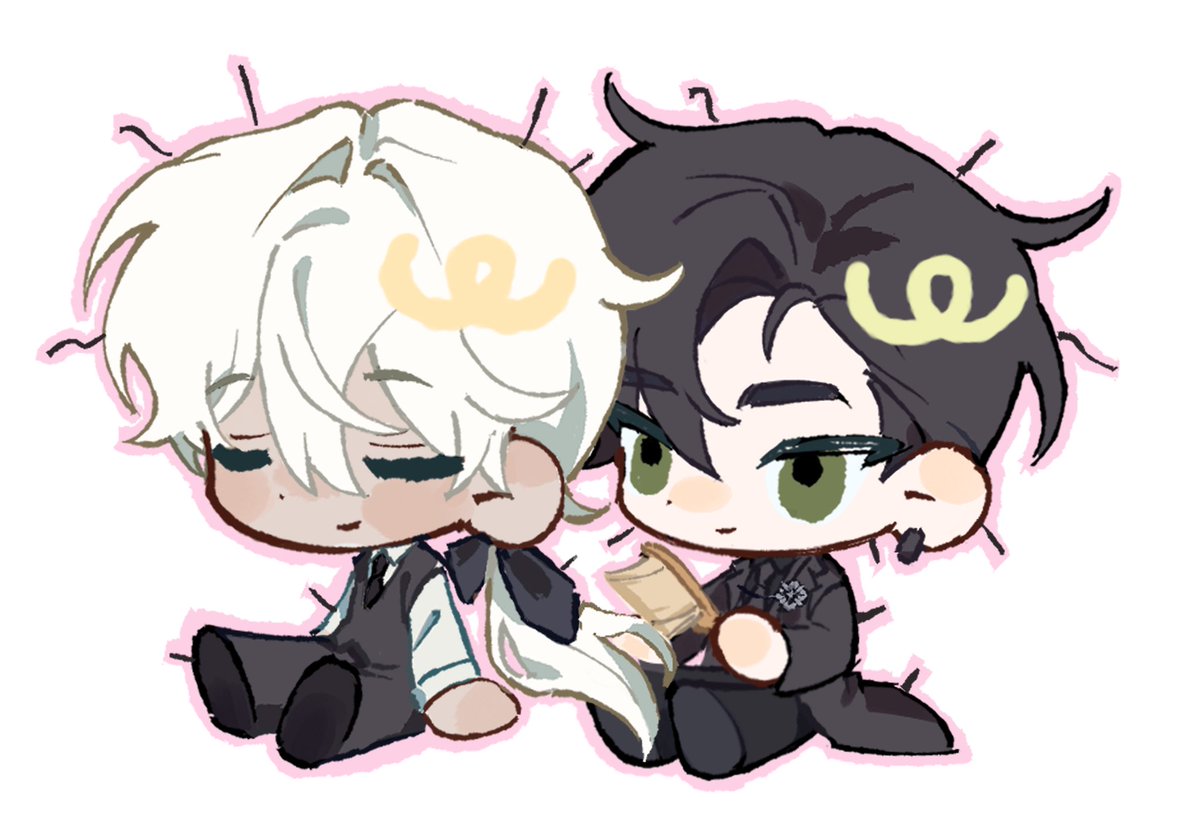 m7221i_'s tweet photo. SD 커미션 작업했습니다~ https://t.co/RNahUXMEEZ