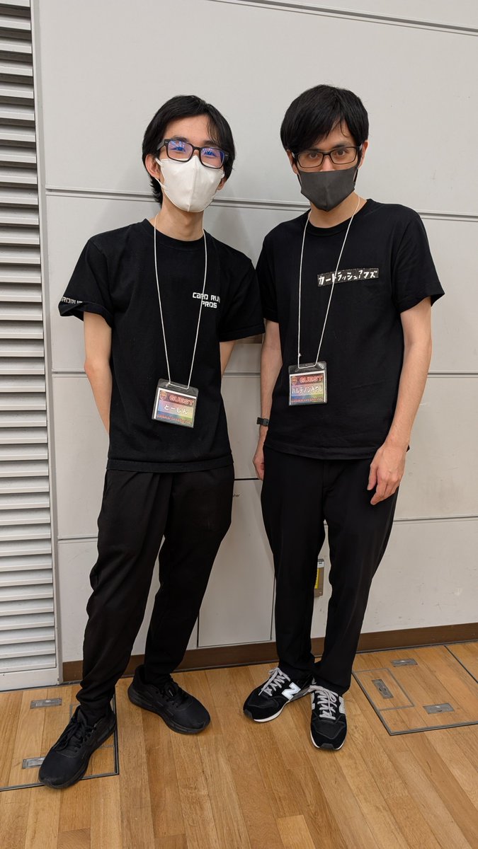 moriyu_pcg's tweet photo. 偽パルテノンみやじさんと偽とーしんさん📷️
お2人が並んでいるのを初めて見たので、ついテンションが上がってしまいました😂

#ラッシュCS https://t.co/dochz9vJjC