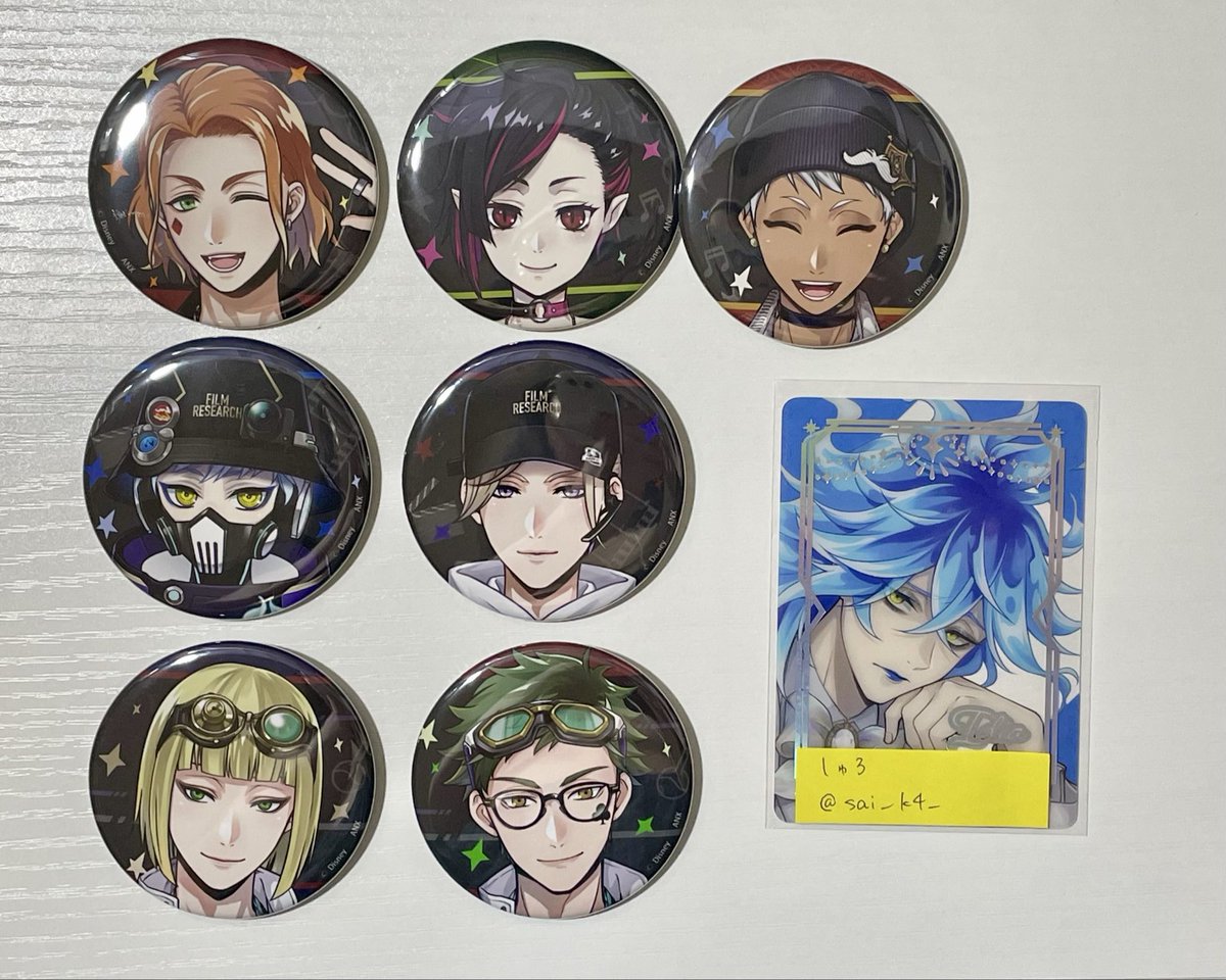 sai_k4_'s tweet photo. 【交換・譲渡】 ツイステ ポップアップ クラブウェア 缶バッジ ランダムカード

譲
画像のもの

求
同異種イデアor定価(+送料)

都内手渡しor郵送 
検索からもお気軽にお声がけください。 https://t.co/PR0uyz07iP