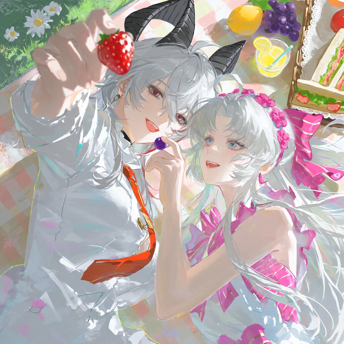 kyoshi9977's tweet photo. Aah~🍓

#zani #carlotta #WutheringWaves #pixai https://t.co/4qSLYjCcvT