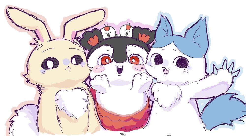 Rizz0327's tweet photo. 絵チャで大きい子たち描いた！ https://t.co/8OHnwkpEXJ