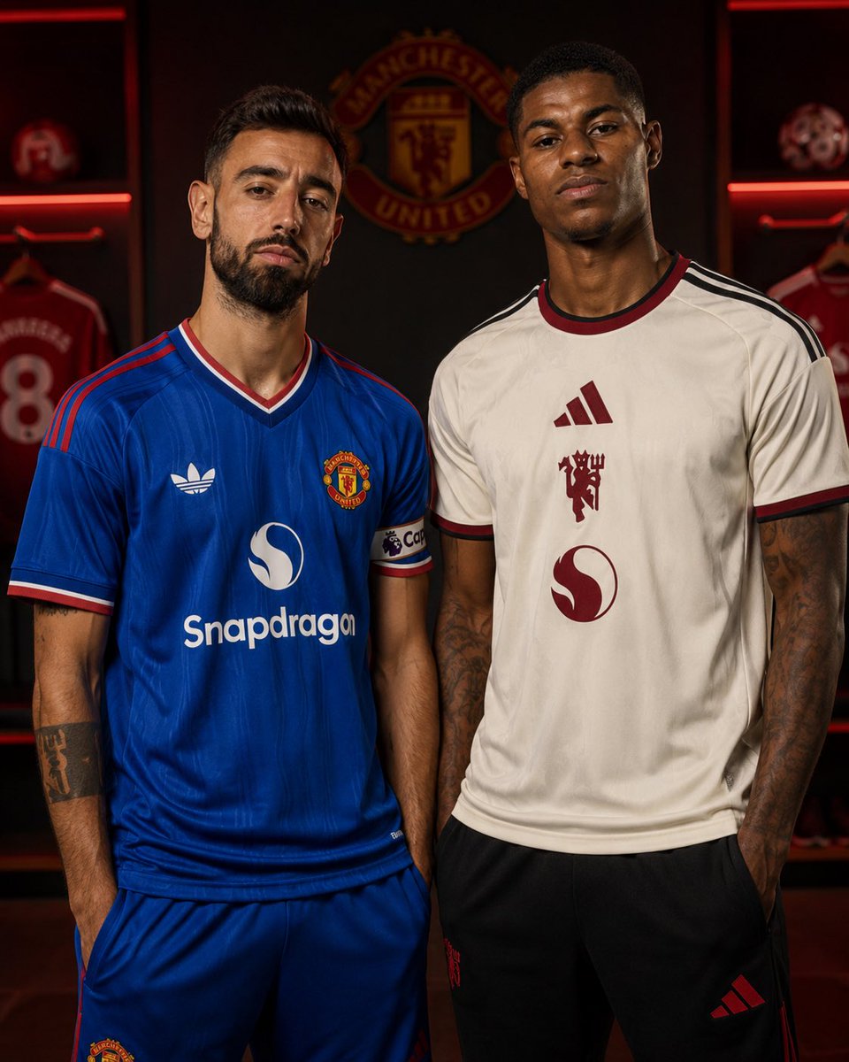 utdcynical's tweet photo. How can we not win it all with these kits? 

These are absolutely beautiful. https://t.co/lo9cMVX0OL