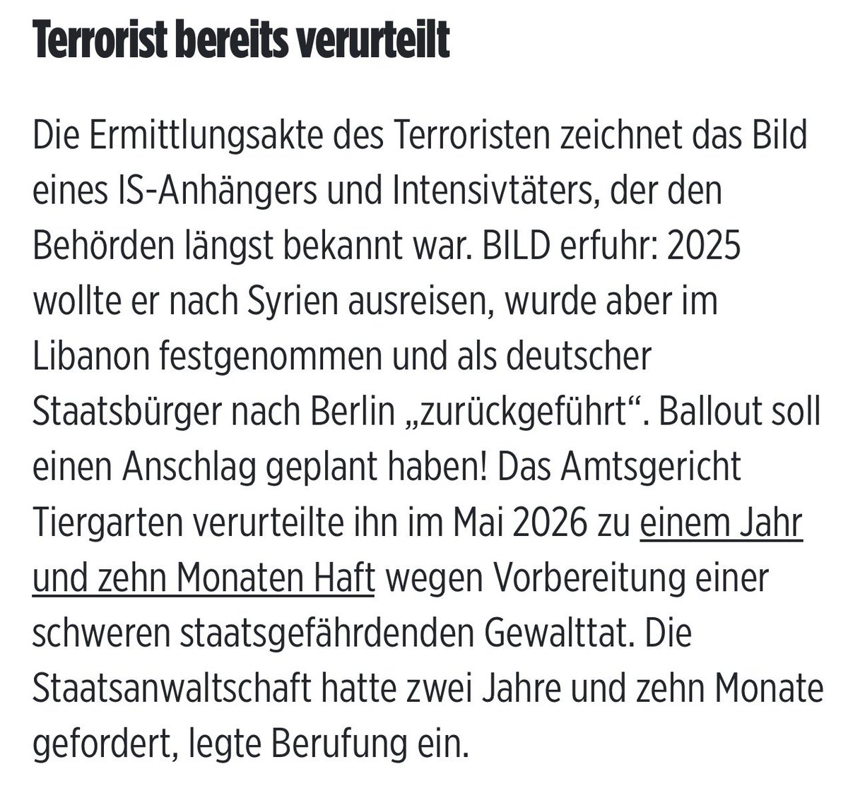 ___D____FENS's tweet photo. Was dich in Deutschland erwartet, wenn du IS-Anhänger bist und einen Anschlag planst: 
„Nach seiner Freilassung hatte er die Weisung erhalten, 26 Gesprächstermine mit einer Beratungsstelle im Bereich Deradikalisierung und Extremismusprävention wahrzunehmen.“
@BILD #Berlin #CSD https://t.co/EupEjSVwbz