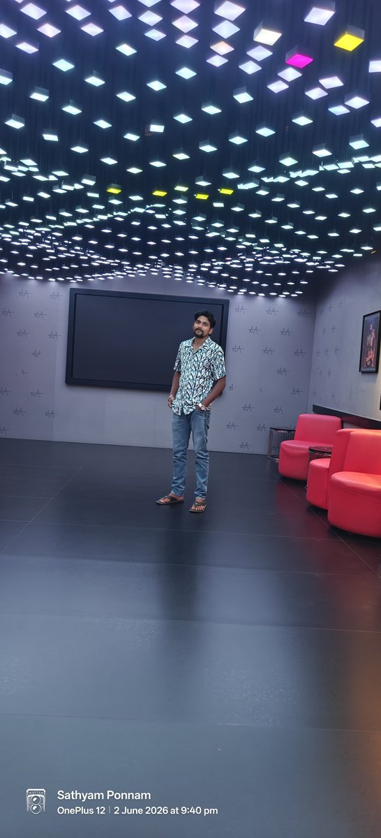 SathyamPonnam's tweet photo. What a fantastic movie night! 🤩 Just watched "Ugly Story" at Allu Cinemas and it was absolutely thrilling! 🎬🍿 #sathyamponnam #sathyanandh https://t.co/YGIAHIoTra
