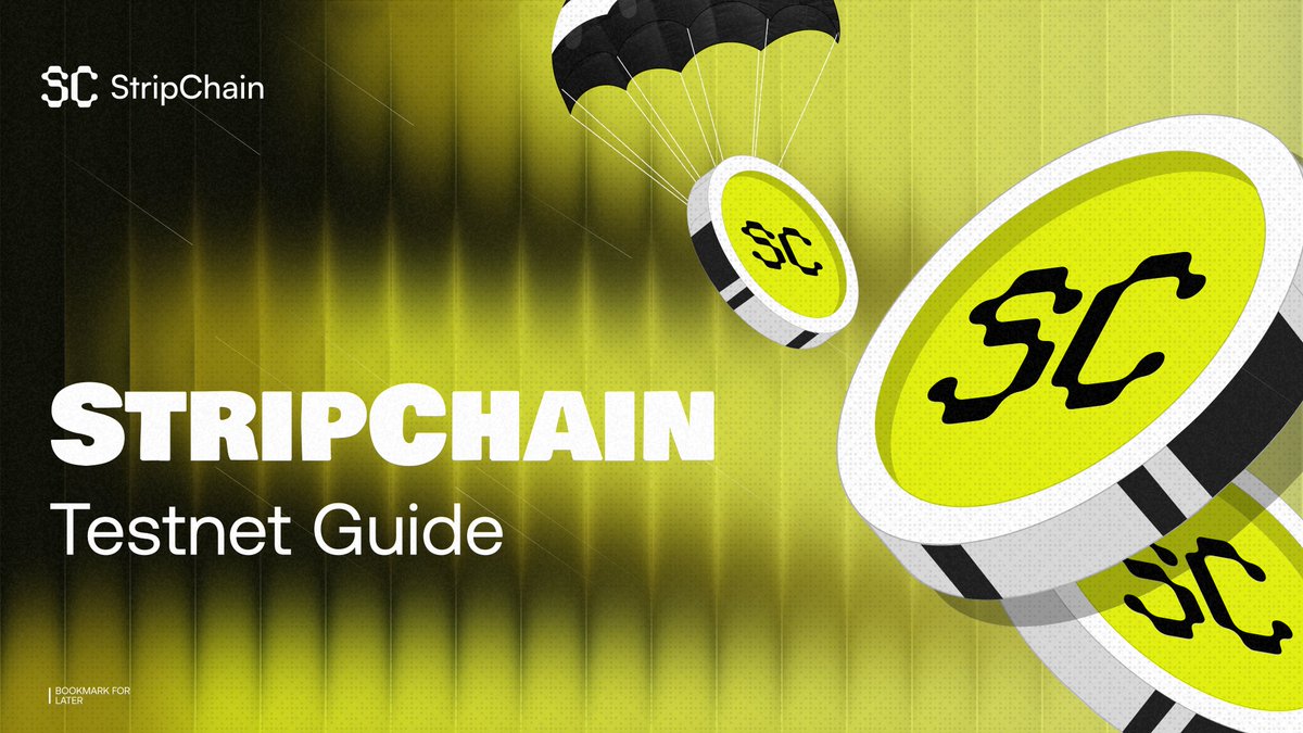 asedd72's tweet photo. Stripchain Airdrop Guide! 🪂

Raised $10M - Testnet (FREE) to Farm

Here's how to position for potential @Stripchain airdrop in few clicks: 

   ➖go to: https://t.co/9kCgctDixw
   ➖connect your wallet
   ➖claim test tokens
   ➖Mint some tokens at: https://t.co/EGpDOECVKi
   ➖send assets over address to generate cross-chain activity

Complete guides on https://t.co/Xw6DFroNTQ to get the badge