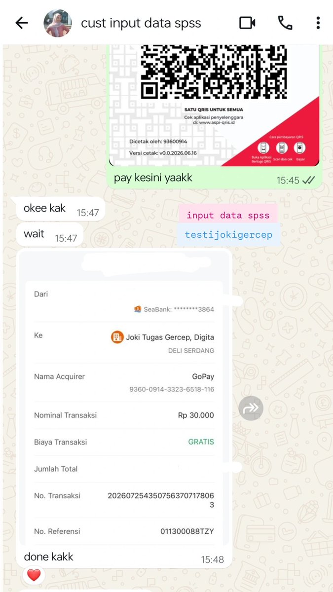 owdyeeee's tweet photo. 156. matrix apd lab k3 ✅
157. parafrase artikel dari 19% ke 11% + ai dari 27% ke 19%✅
158. modul pembelajaran konsentrasi belajar✅
159. input data spss✅
#zonauang #zonajajan #parafrase https://t.co/Mwtqdu5efX
