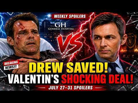 SoapCrushWorld's tweet photo. General Hospital Spoilers: Drew Rescued, Valentin Strikes Secret Deal

More details: https://t.co/XiVKzLCOyo

#GeneralHospital #GHSpoilers #GH #DrewCain #Valentin #SoapOpera #ABC #SoapSpoilers #PortCharles #DaytimeTV

General Hospital's week of July 27-31 promises major drama a… https://t.co/PfCRP39lWG