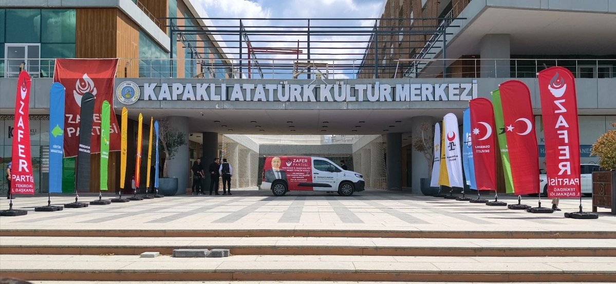 zaferpartisi59's tweet photo. Kapaklı'da gerçek Türk milliyetçileri tek yürek!

Bugün Kapaklı'da sadece bir kongre gerçekleştirmiyoruz; Türk milletinin geleceğine sahip çıkma iradesini hep birlikte ortaya koyuyoruz.

Vatanına, bayrağına ve Cumhuriyet'e bağlı tüm dava arkadaşlarımızla omuz omuza, Türkiye'nin yarınları için yürümeye devam ediyoruz.

Ne Mutlu Türk'üm Diyene! 🇹🇷