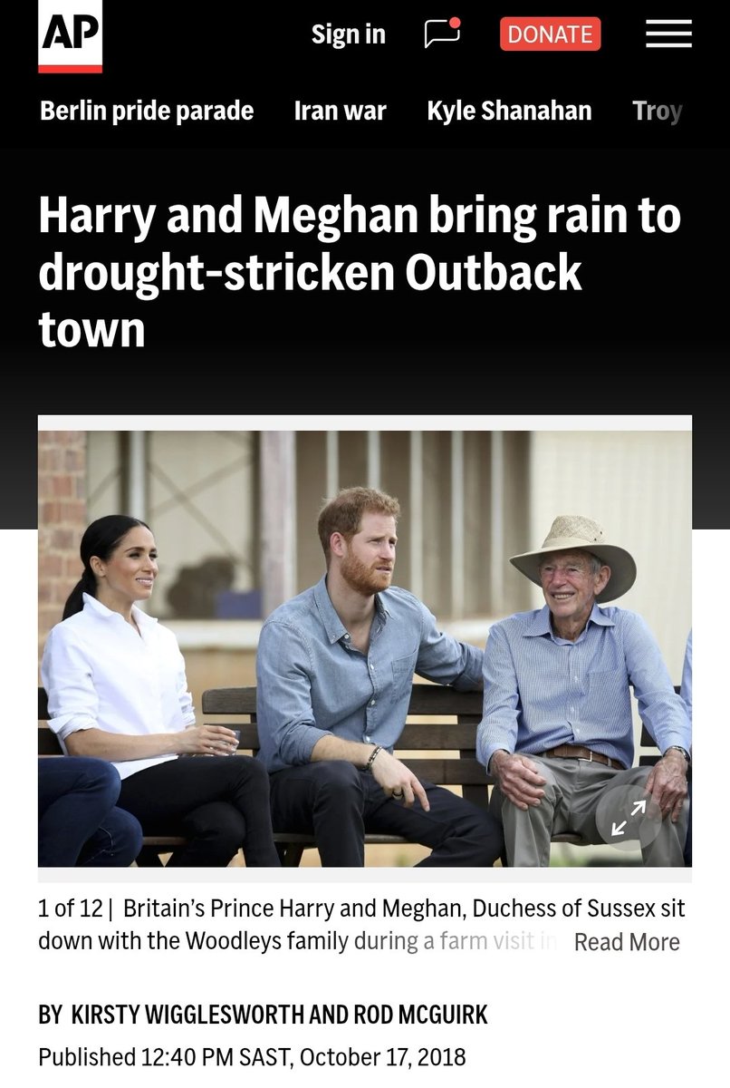 Jackie_Reeks's tweet photo. Meghan baked a Banana Loaf for a farming family she & Harry visited in Dubbo Oct 2018. #MasterChefAus The locals felt so blessed by the visit. Meghan & Harry are a blessing to any community they visit... globally!🙌🏻🫶🏻
#MeghanEmmyNominated https://t.co/nMkRiJwout