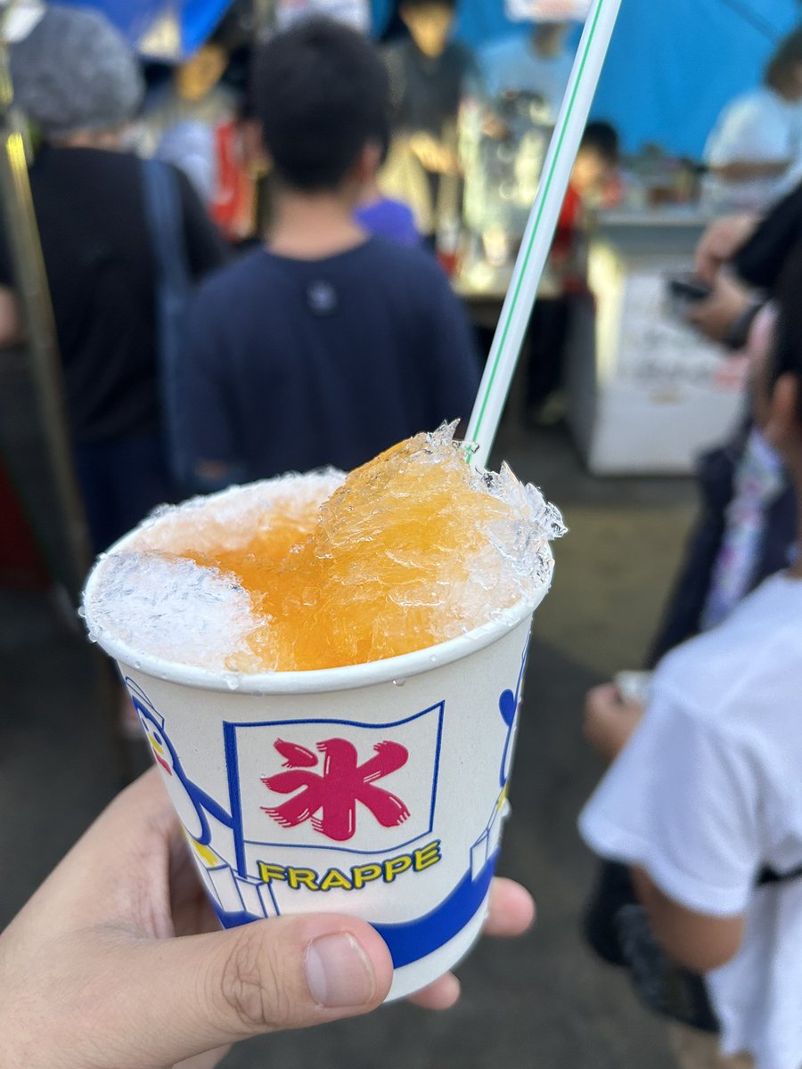 tol00000's tweet photo. 谷保第一公園でカキ氷を食べる夏 https://t.co/defTS2KTG7