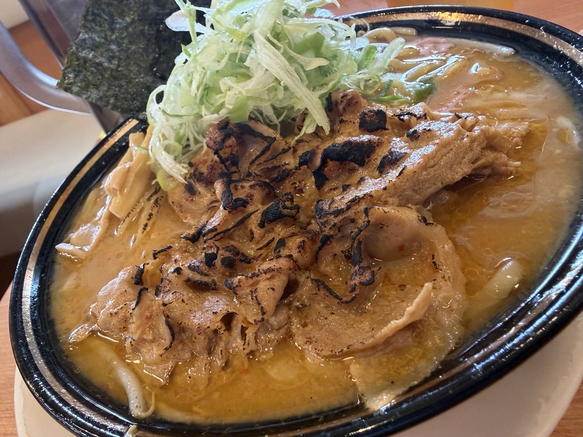 puru_hello's tweet photo. 大志軒の炙り肉味噌麺！シンプルでうまい！ https://t.co/MKS0AGDFPF
