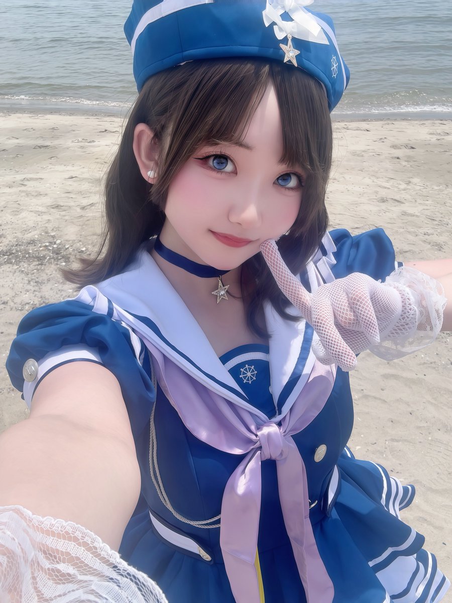 pochako_chann's tweet photo. アイドルマリン衣装🌊
#Marrymoon https://t.co/8M673eCzwM