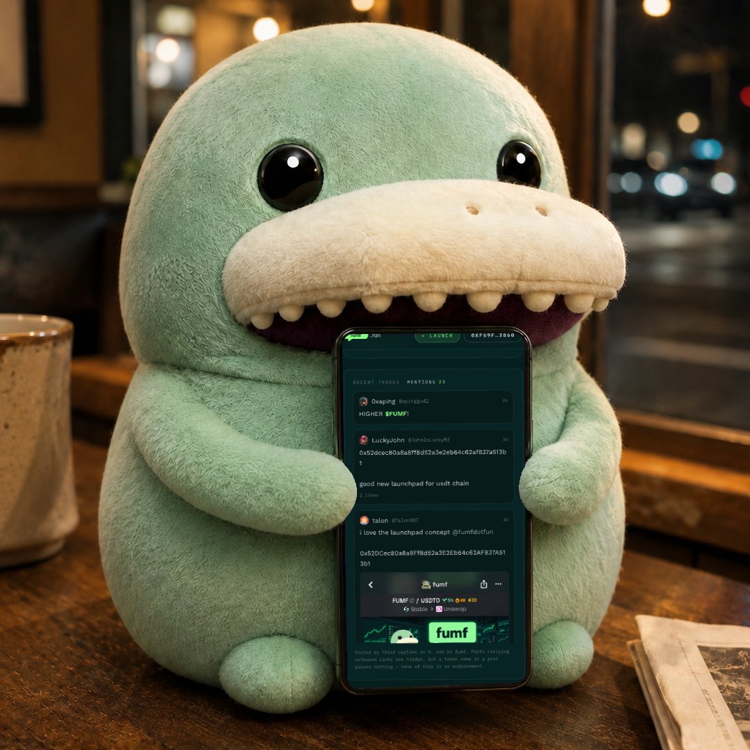 fumfdotfun's tweet photo. Now if you ever mention your token on X, it will show on our token page

Try it! https://t.co/q4Us8cyV4l
