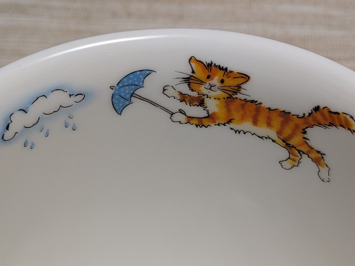 mpocket2's tweet photo. 来た〜っ！
新しいマグカップ
内側にも絵がついてるんだ
ライフウィズにゃんこ😻
お気に入りはだめになったけど新しい出会いができたよ https://t.co/yAHHnWx6Oi