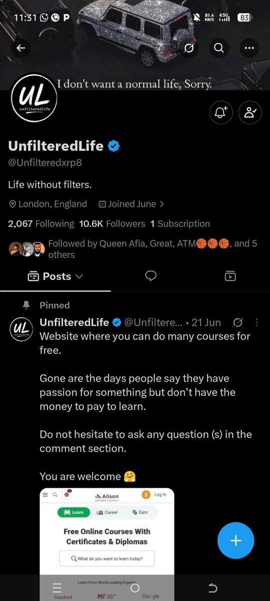 AMZAK01's tweet photo. @Unfilteredxrp8 Done 👍✅ 

8164597430
OPAY 
Abdullahi 

Thanks so much 
I pray to be picked, I’m at my lowest financially https://t.co/K9kgBlbYAk