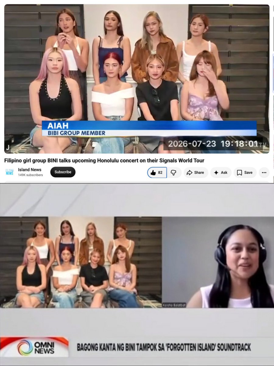 poganda_daily's tweet photo. BINI being featured on KITV Island news Hawaii and OMNI news Canada. now that's the kind of promotion we love to see 😌

this is the kind of exposure that creates curiosity, reaches new audience, and help people to discover #BINI 

expecting sana sa lahat ng stops ❤ https://t.co/SXeeAw0bhK