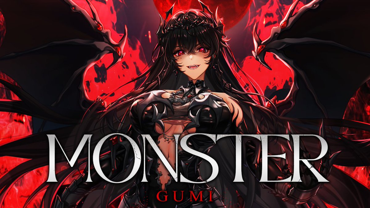 ScarleYonaguni's tweet photo. 🎵💋NEW COVER ANNOUNCEMENT💋🎵

Just in time for the end of the 4th anniversary!🥰❤️
I got perms for this song exactly 3 years ago, finally releasing it TODAY!~

MONSTER KIRA ft. GUMI ver. Scarle Yonaguni 

🗓️: Sunday July 26, 2026
🕚: 11am PST | 2pm EST | 3am JST https://t.co/bb0oFASoUn