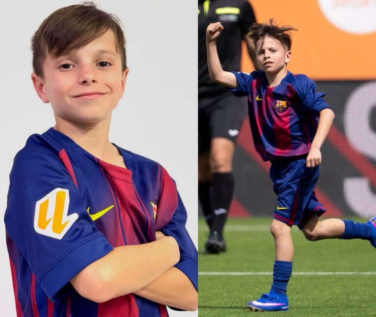 appiecule's tweet photo. Keep asking the board to sign a different player every other week.

I’ll just keep counting down the next five years until I finally get to see this kid play for the first team.

Hugo Galdeano has been one of Barcelona’s biggest discoveries from the U12 World Cup. He’s been trending for months, and almost every day I come across a new clip or highlight that makes me wonder how someone who’s only 12 years old can be this good.

The only way I can describe him is this: he plays as if he and the ball are in love. Fearless, intelligent, skillful, creative, and incredibly entertaining to watch.

The best description I’ve read about him was:

“He hunts opponents like Gavi, glides past them like Pedri, and treats the ball like Iniesta.”

La Masia used to produce one star every season. Now it’s producing stars for the distant future as well. La Masia truly is a gold mine.