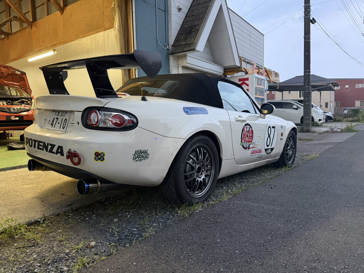 MCmo2_racing's tweet photo. マツ耐十勝ラウンド準備概ね完了✅

最北端の地でクラス優勝獲るぞー🔥 https://t.co/JGUVNJvd5S