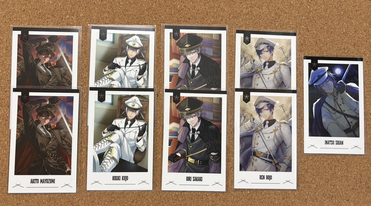 withoutmilktea's tweet photo. 【交換】プラスメイト PLUSMATE

【譲】画像参照(敬称略)
・チェキ
黛、九条、榊木、北条、志杏

・ブロマイド
三島、朱防、志杏、八馬

【求】同種　瀬良

お声がけが重複した場合は纏めて交換いただける方を優先します。

気軽にお声がけください。
よろしくお願いいたします。 https://t.co/XDMGXDgi2k
