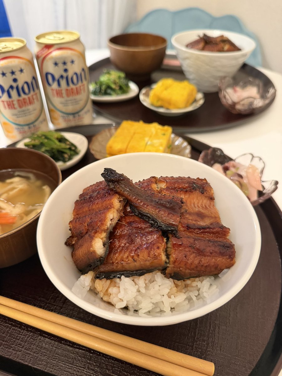 Runcha1114's tweet photo. 土用の丑の日 https://t.co/ZcG8hzJrcG
