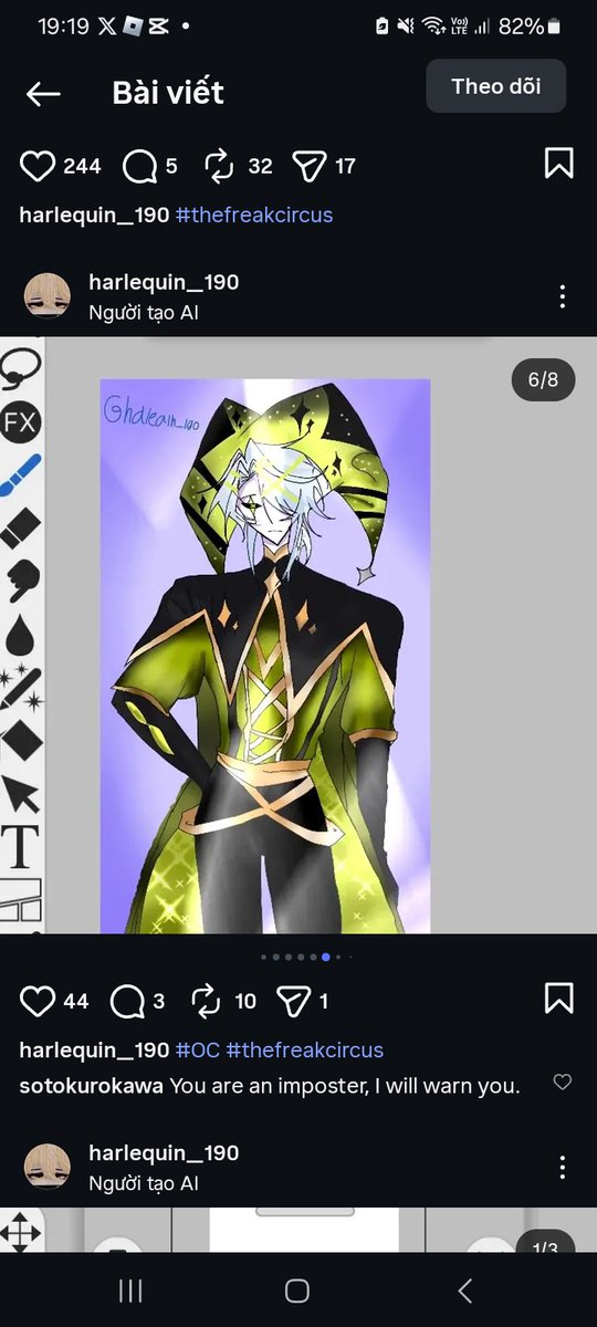 Rymuru959's tweet photo. ⚠️Someone stole my artwork and painted over it⚠️ 
#oc #TFC https://t.co/PLPGVoReAS