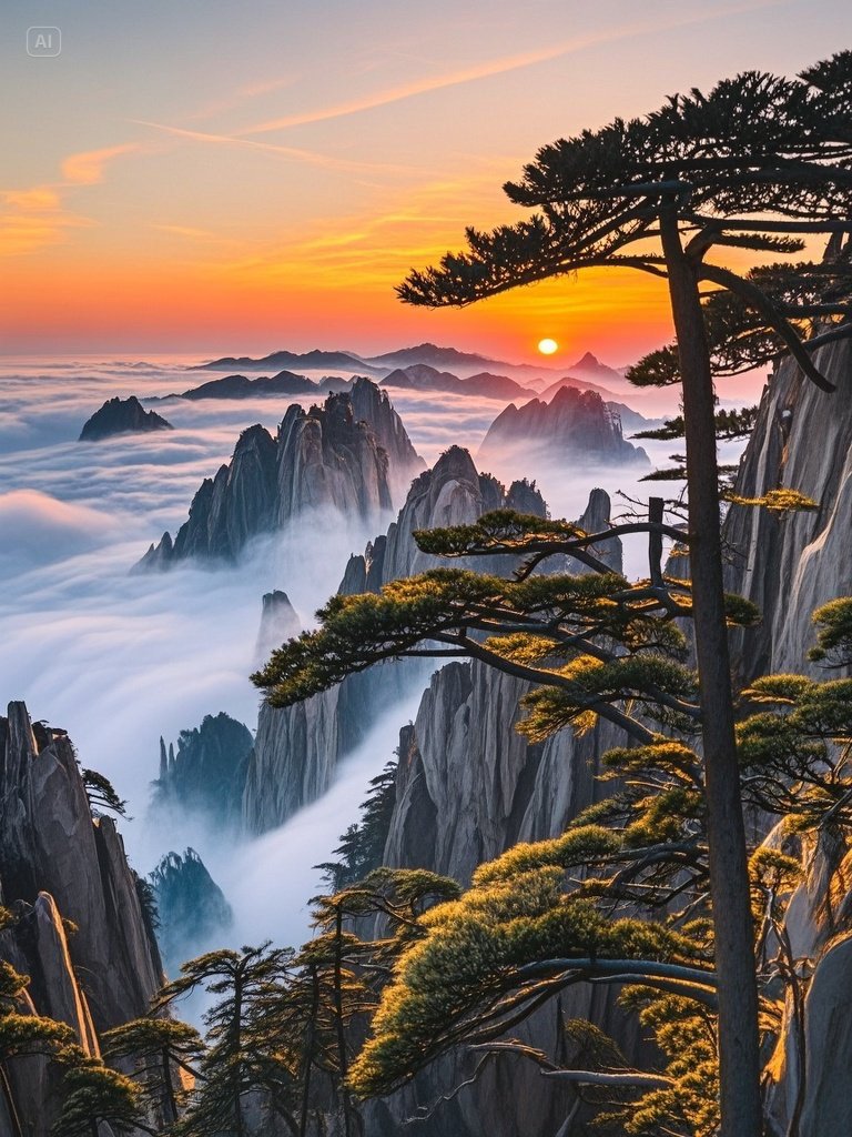 karunajun's tweet photo. Just hiked up the hidden mountain trail at sunrise—golden light painting every pine, breeze carrying the scent of wild lavender, and no crowds at all. Pure magic that’s worth every step.， https://t.co/plpbgfAh0l