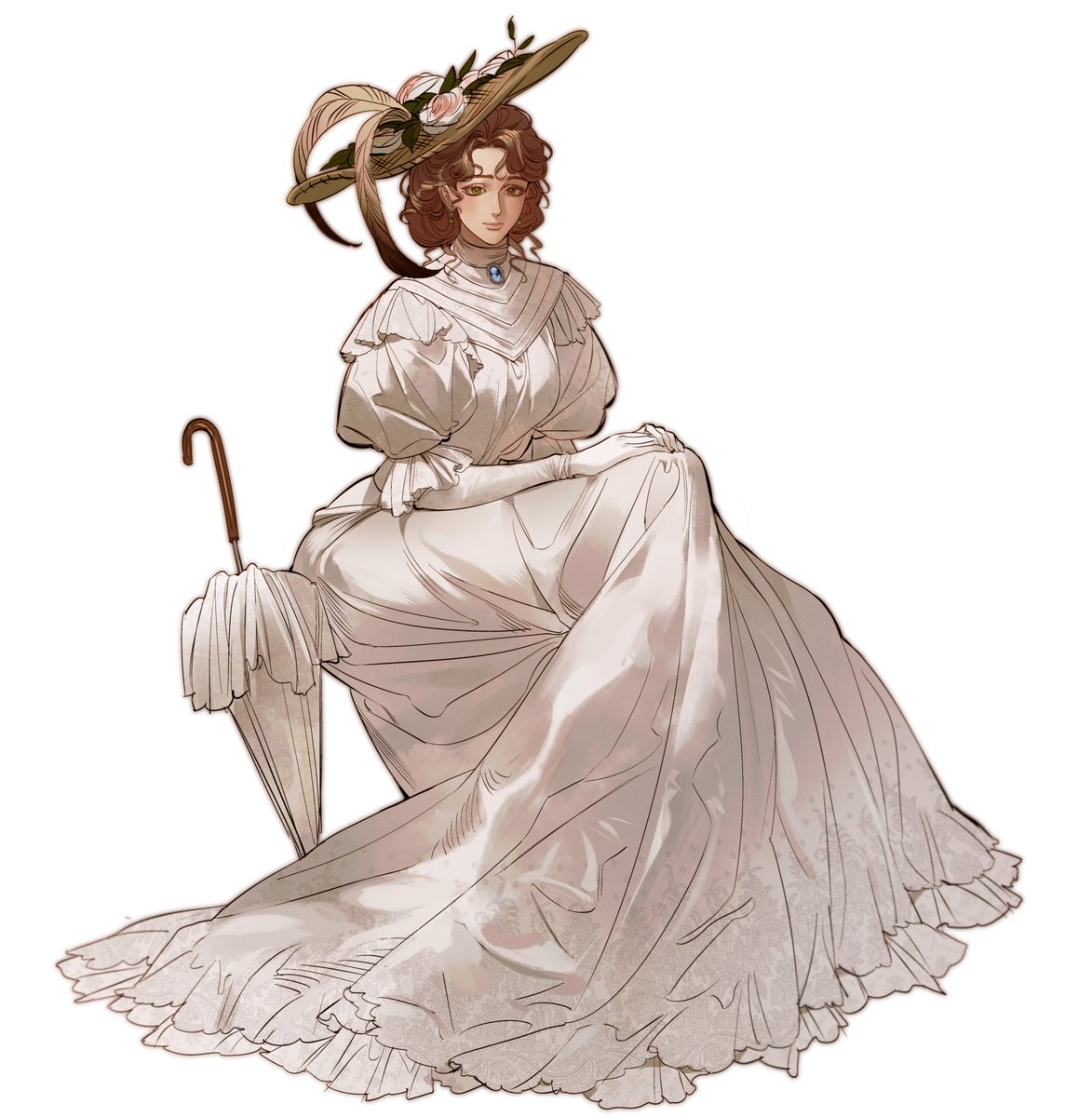 MiMi_rkgk's tweet photo. 간만에 클래식 드레스를 그려보았어요... https://t.co/aKSGcy2CwJ