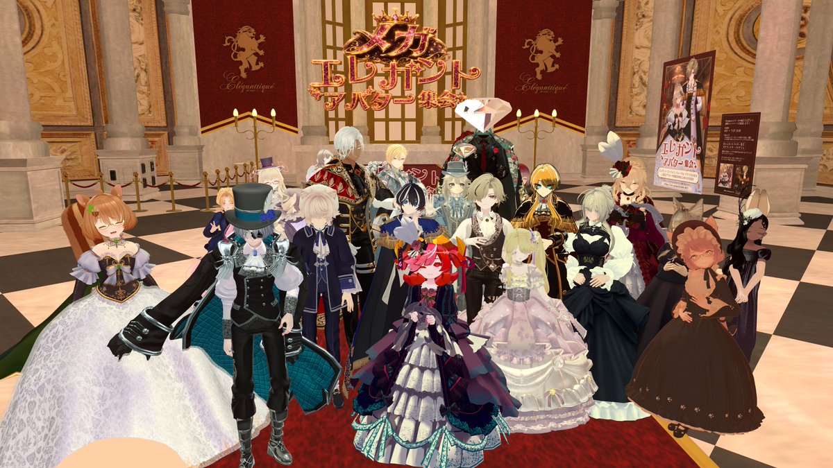 Na3_MAN's tweet photo. 今回、「メガ #エレガントアバター集会」に
初めて参加させていただきました！！

皆さん素敵なドレス姿で
とても眼福でした〜 https://t.co/BrPtF7ELO0