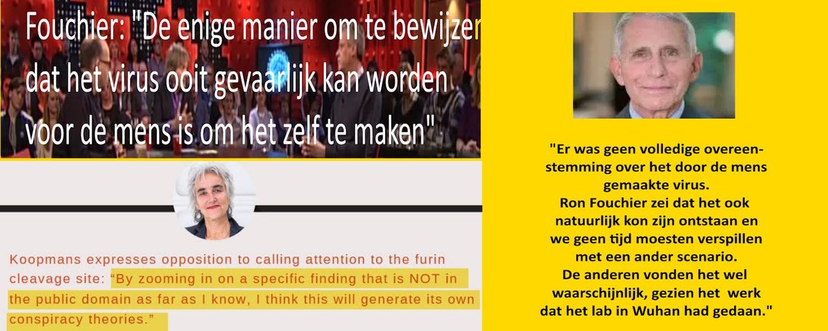 mauricedehond's tweet photo. Het dagboek van Fauci dat is opgedoken maakt duidelijk dat het lablek wel heel waarschijnlijk werd gevonden, maar op aandrang van Fouchier en Koopmans, onder tafel werd gewerkt.  https://t.co/4wJxQWbxFE https://t.co/5WO48GcztH