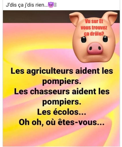 Perma_pragma's tweet photo. Sur les reseau sociaux a dire de la merde , n'est ce pas @marinetondelier  @sandrousseau https://t.co/VozKoNtHBa