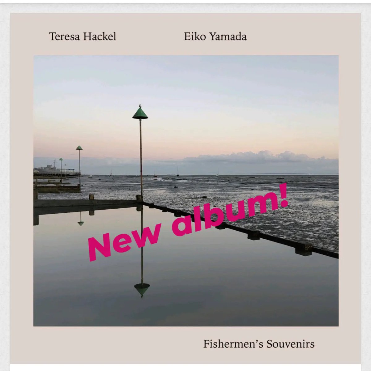 areste24's tweet photo. Eiko Yamada and I are very happy to present our first duo album: Fishermen's Souvenirs! 
Published by the Japanese label Ftarri.
Photo taken during the recording session in September 2025 by @hajdukino 

Preorder now at Ftarri.
https://t.co/kaukoEZzLv https://t.co/SSHhCbCtr5