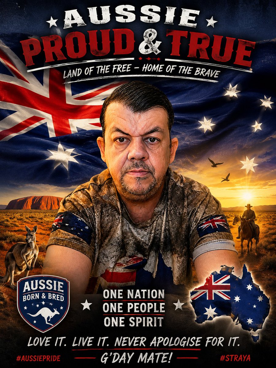 PatJones5335's tweet photo. Aussie Aussie Aussie https://t.co/s2WPKvO33r