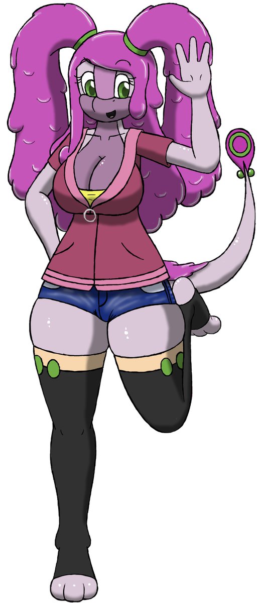 speedy526745's tweet photo. I decided to draw Gabby, changed up into one of https://t.co/ds7xZY7Ypj Wingtails. The designs were similar, but different enough to prove challenging, especially coming up with a design for the tailtip. #oc #gabby #wingtail https://t.co/Form7O0yiC