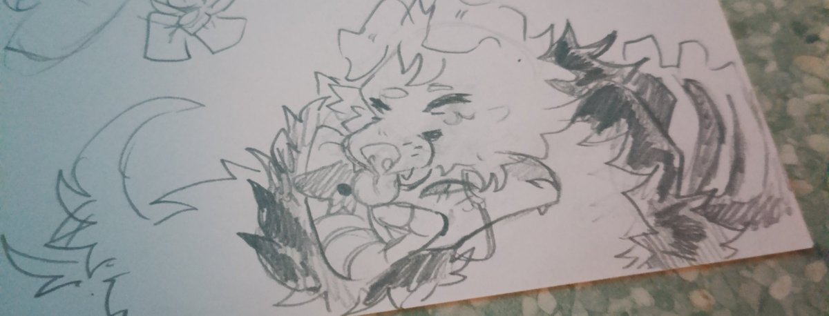 ELyz_core's tweet photo. More yume art gulp ( i have to draw them as critters couse why not ok)#yumeshiptwt https://t.co/PBTAO0eWUq