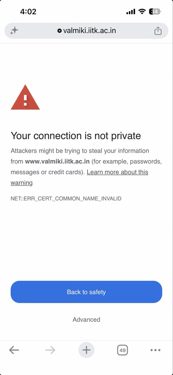 BollywooodNewws's tweet photo. #Ramayan: Valmiki Ramayan domain hosted by @IITKanpur with the domin id🫴 https://t.co/HD9pNOERPz has beautifully translated #Ramayan with shloka in #Sanskrit &amp; its accurate translation in English and Hindi.

But unfortunately, since last 6 months, its not opening.

@ANI @ndtv https://t.co/9iPVuB6XUS