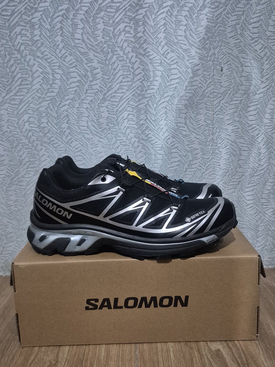 ikiii28's tweet photo. WTS Salomon XT-6 GTX Black Silver

Kondisi : used penggunaan pribadi, gacocok ternyata di kaki, mau ganti brand. penggunaan cuma di pake ke mall/cafe gapernah outdoor, beli di japan. Masih mulus like new, size 44/28cm
Kekurangan : cuma kotor pemakaian aja
Open 3,5 nego https://t.co/Xwea4UVw4p